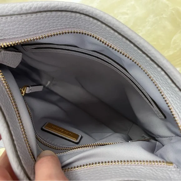 Tory Burch Lavender Pebbled Leather Crossbody Bag - Picture 5 of 5